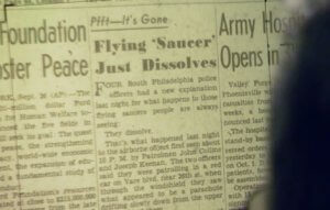 Pff... its gone - flying saucer just dissolves